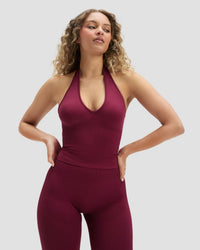 Elevate™ Top Halter Seamless Moldeador