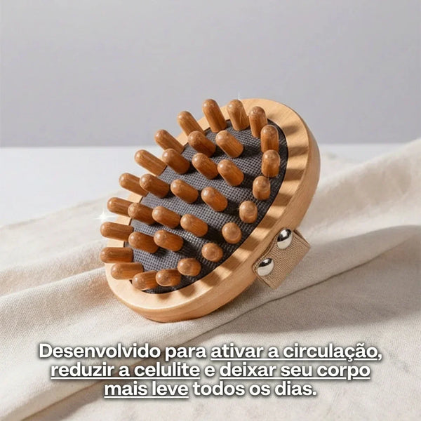 Rodillo corporal anticelulítico de madera