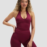 Elevate™ Top Halter Seamless Moldeador
