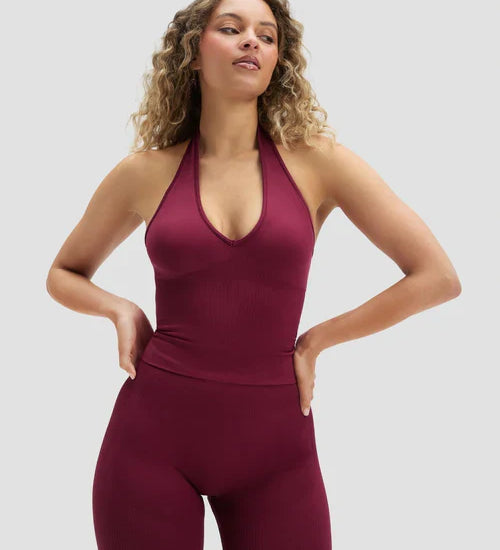 Elevate™ Top Halter Seamless Moldeador