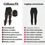 Calções Celluma Fit 3D - Preto